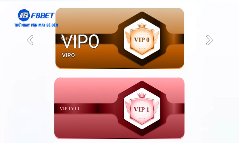Thông tin về các bậc VIP và đặc quyền tại F8BET Thông tin về các bậc VIP và đặc quyền tại F8BET